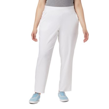 Columbia Ženske Hlače - PFG Slack Water Woven Plus Size Bijele | YUIL-54721